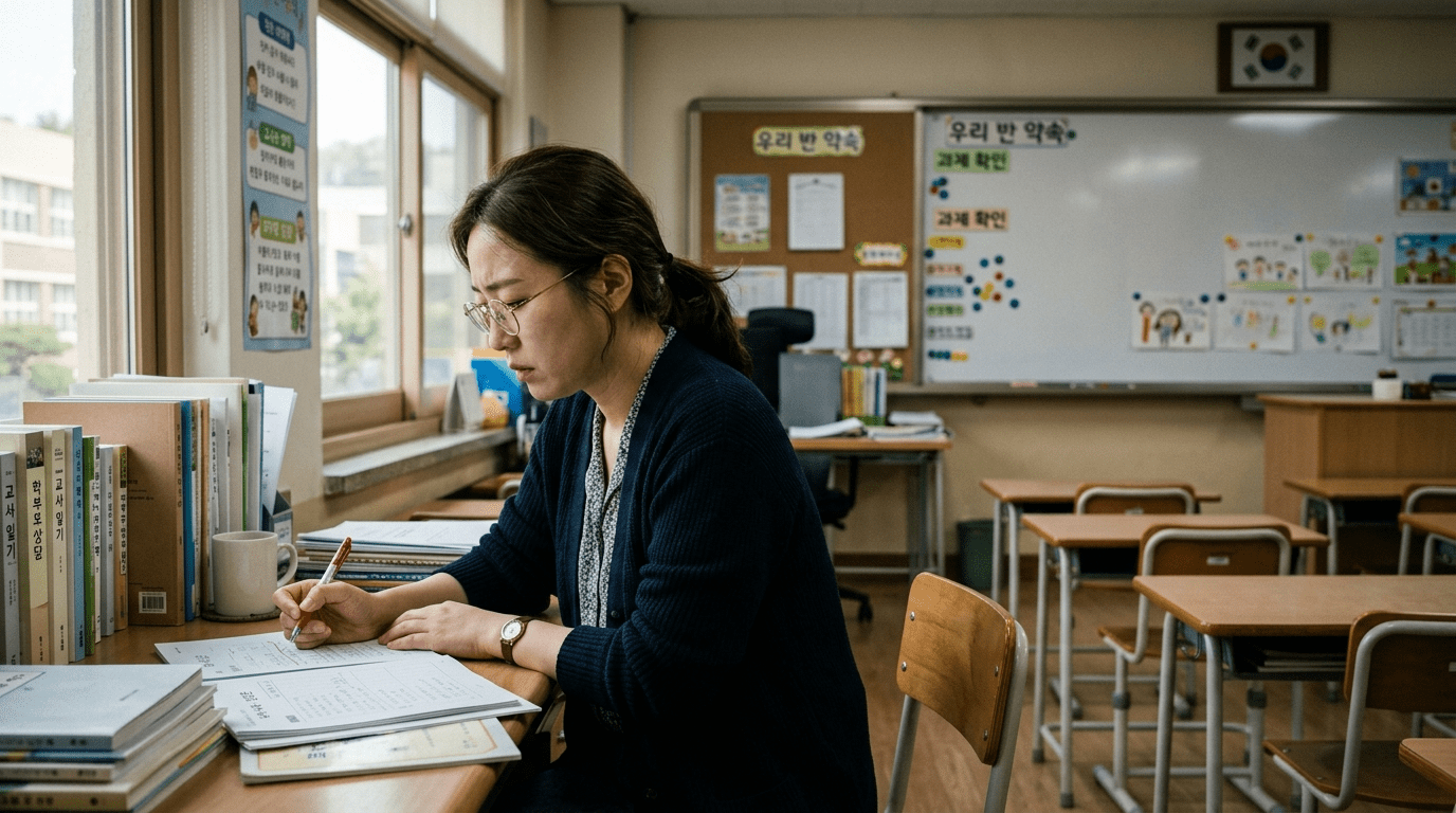 "빗금 치면 애 기죽어"…초등교사 절반 "학부모 민원에 무력감"