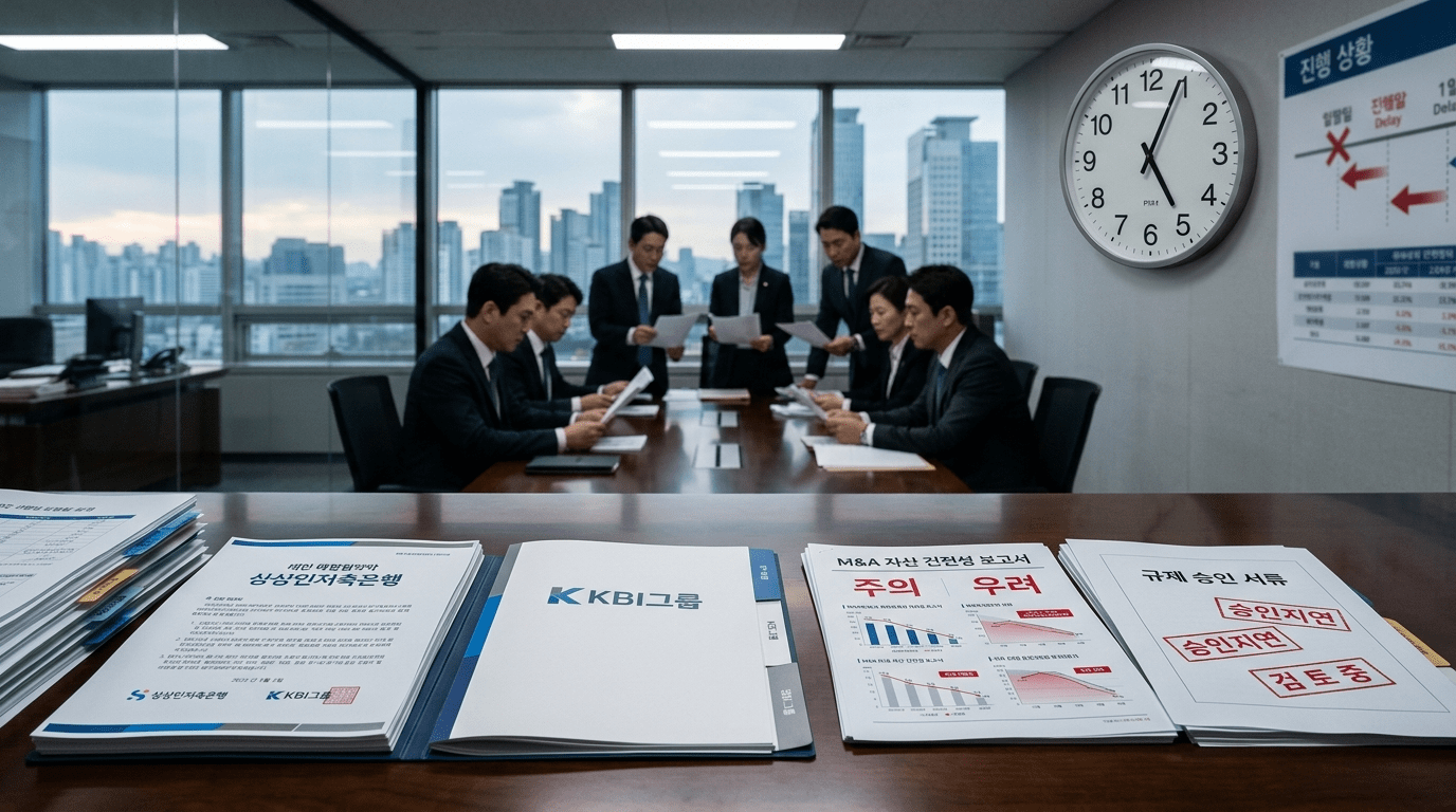 상상인저축은행 매각 또 표류…KBI그룹 인수 심사 지연