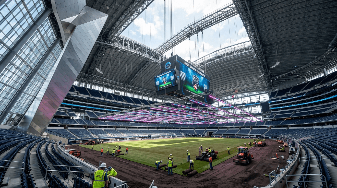 9경기 위해 4170억 … 축구장 된 NFL 성지 -