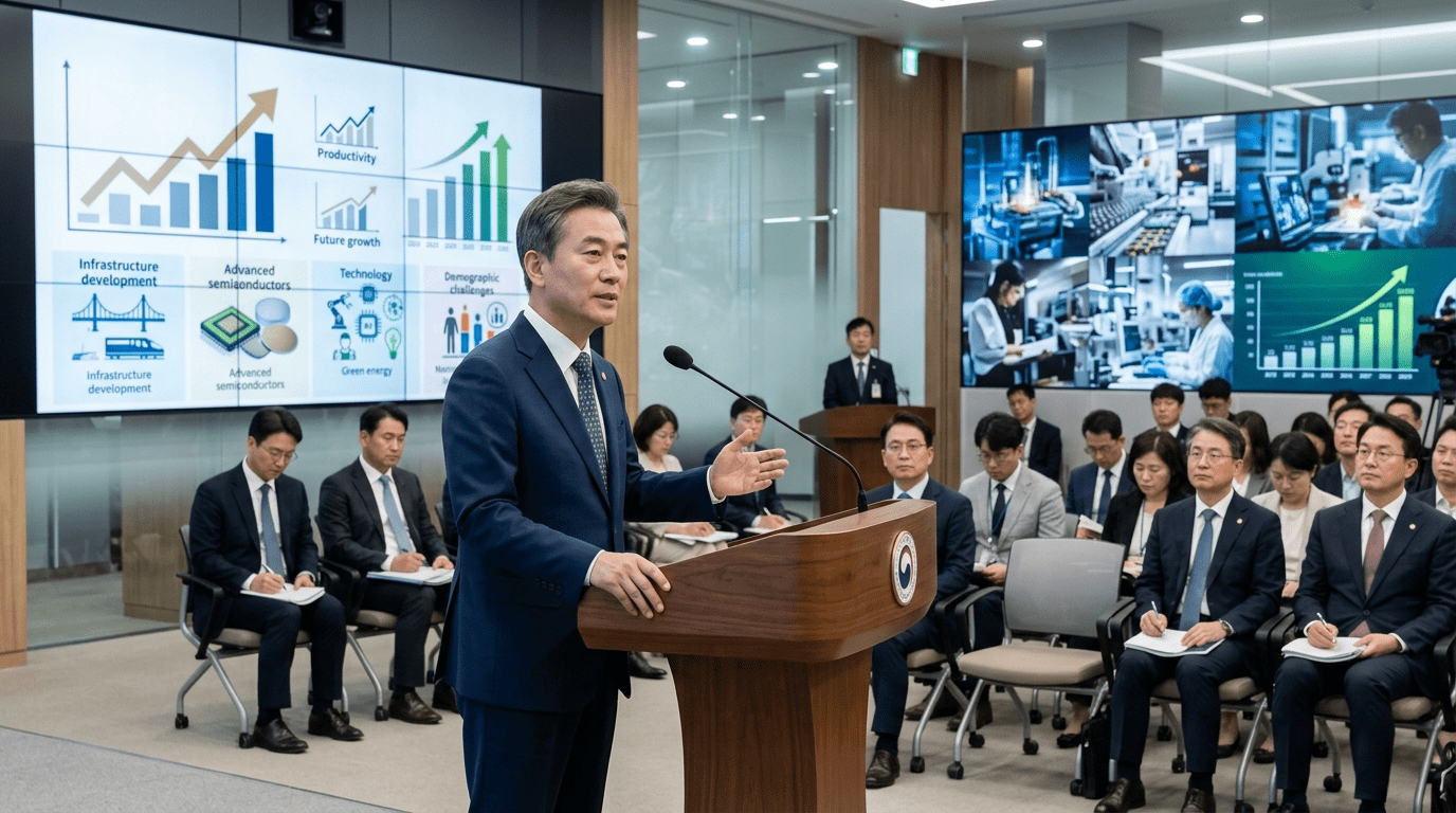 이 대통령, 국제통화기금 평가를 언급하며무조건적인 긴축 주장, 다시 따져봐야 한다고 강조