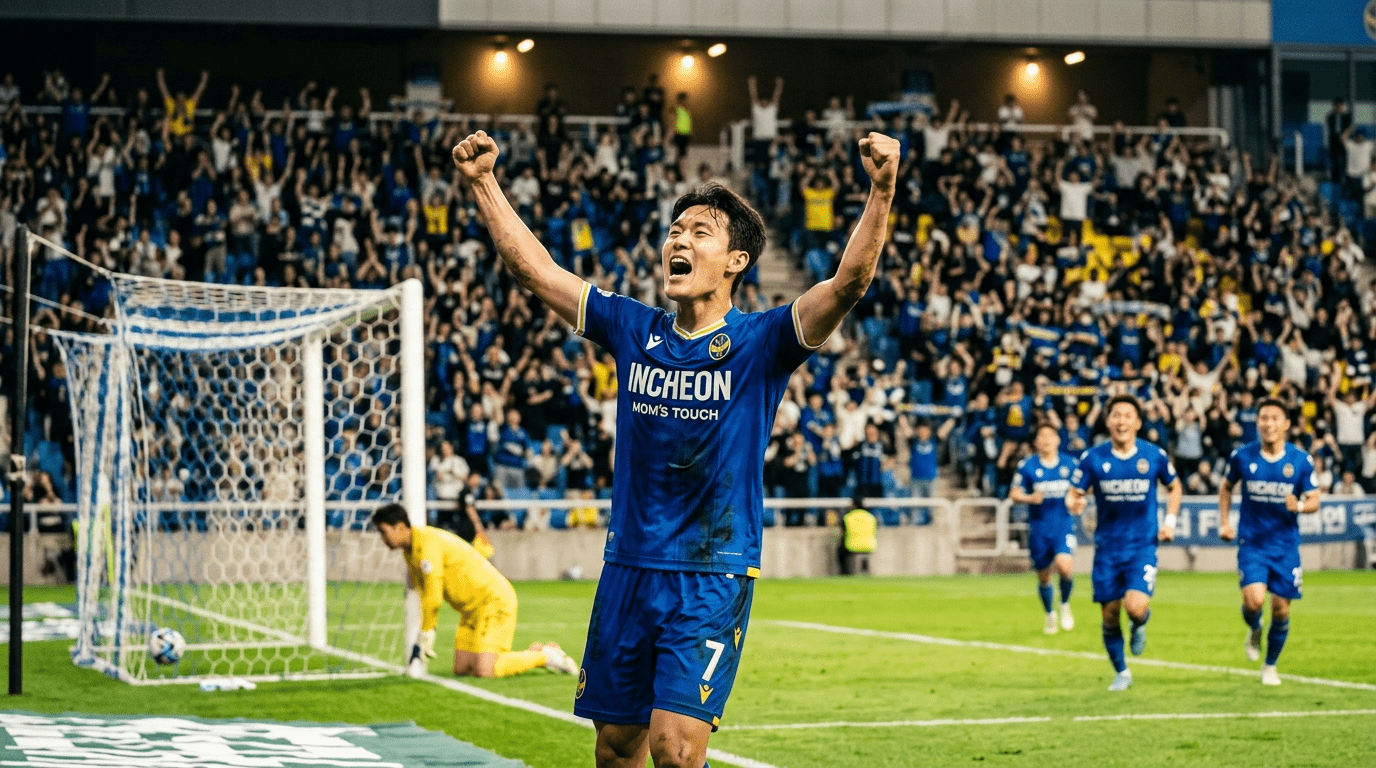 '시즌 첫 골' 인천 이청용, K리그1 라운드 MVP