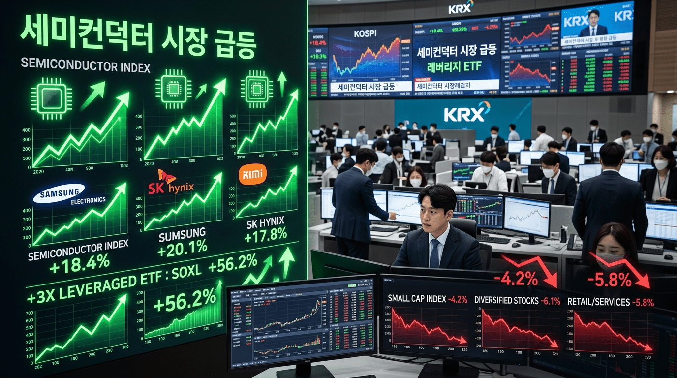삼전닉스 2배 ETF는 광풍 … 반도체 소부장·전력株는 찬바람 -