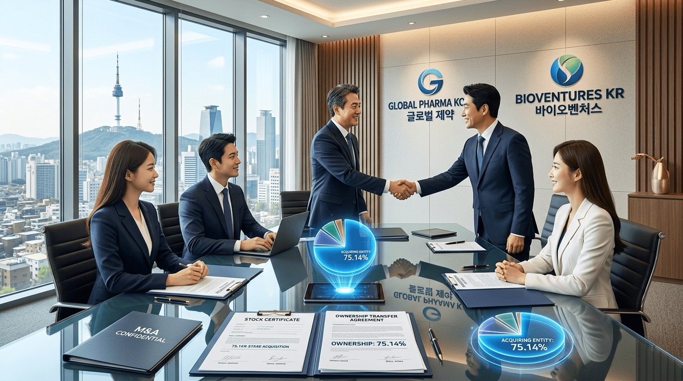 한국유니온제약, 최대주주 박광석→부광약품 변경