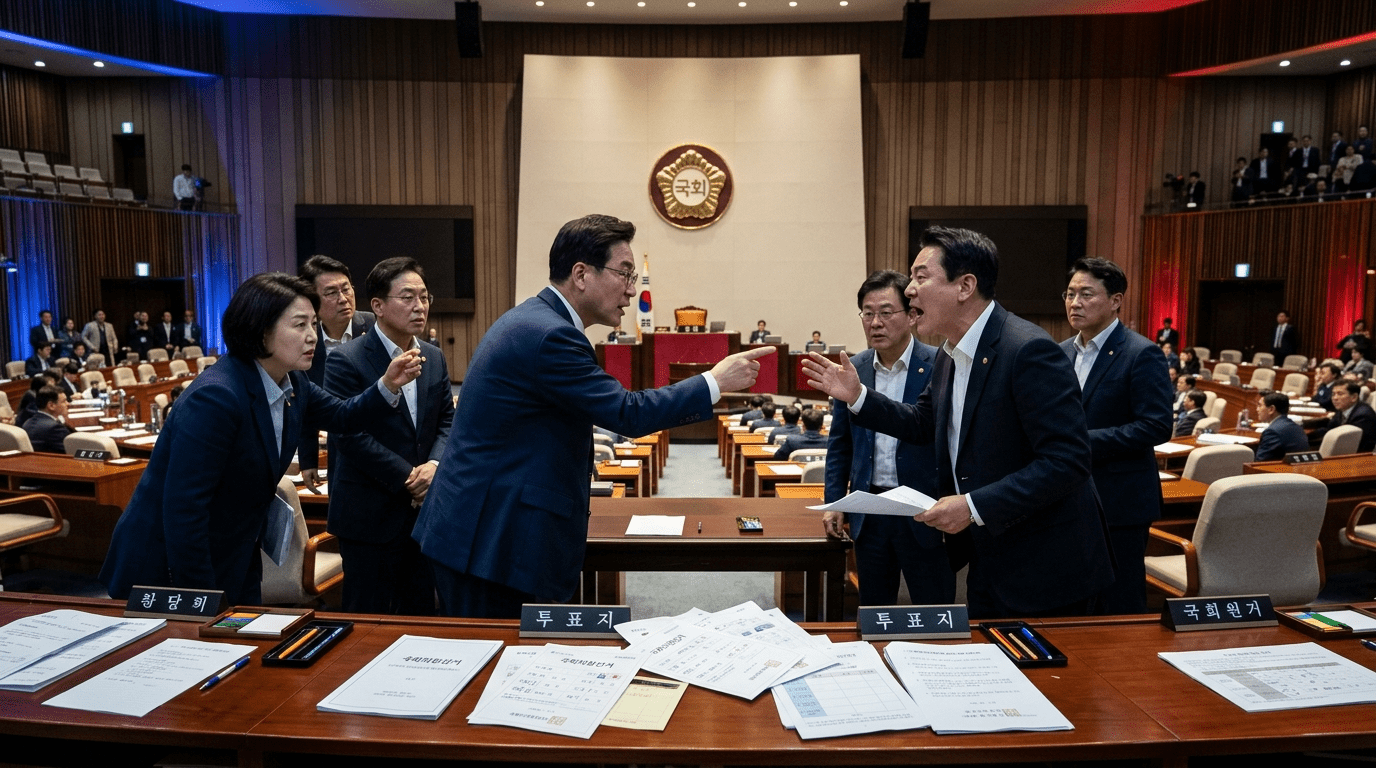 뒤 바뀐 ‘재선거’ 공수…與 “선거소청” VS 野 “장동혁 개인 입장”