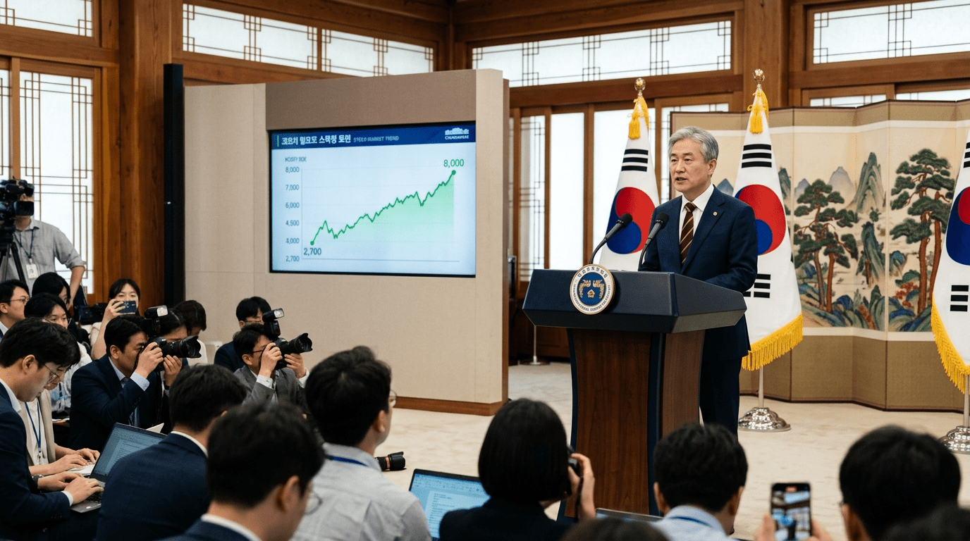 李 대통령 “주가 생각보다 빨리 올랐지만 아직도 저평가 됐다”[취임1주년]