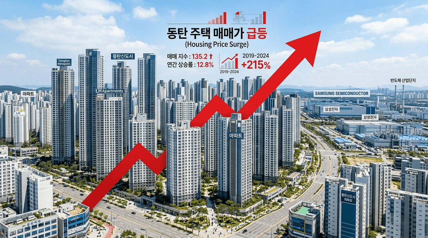 보름새 호가 3억 쑥…동탄, 투기과열지구 지정 초읽기