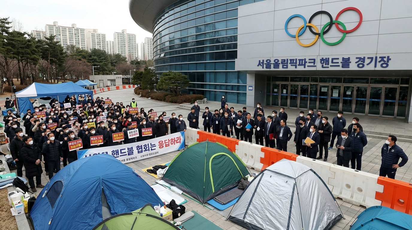 잠실 시위 아흐레째…스포츠 협회·페스티벌 관계자 ‘발 동동’ [사건플러스]