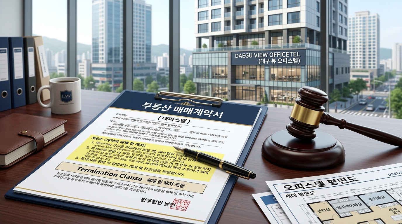 대법 “오피스텔 분양계약 해제조항, 중대 위반 아니어도 효력”