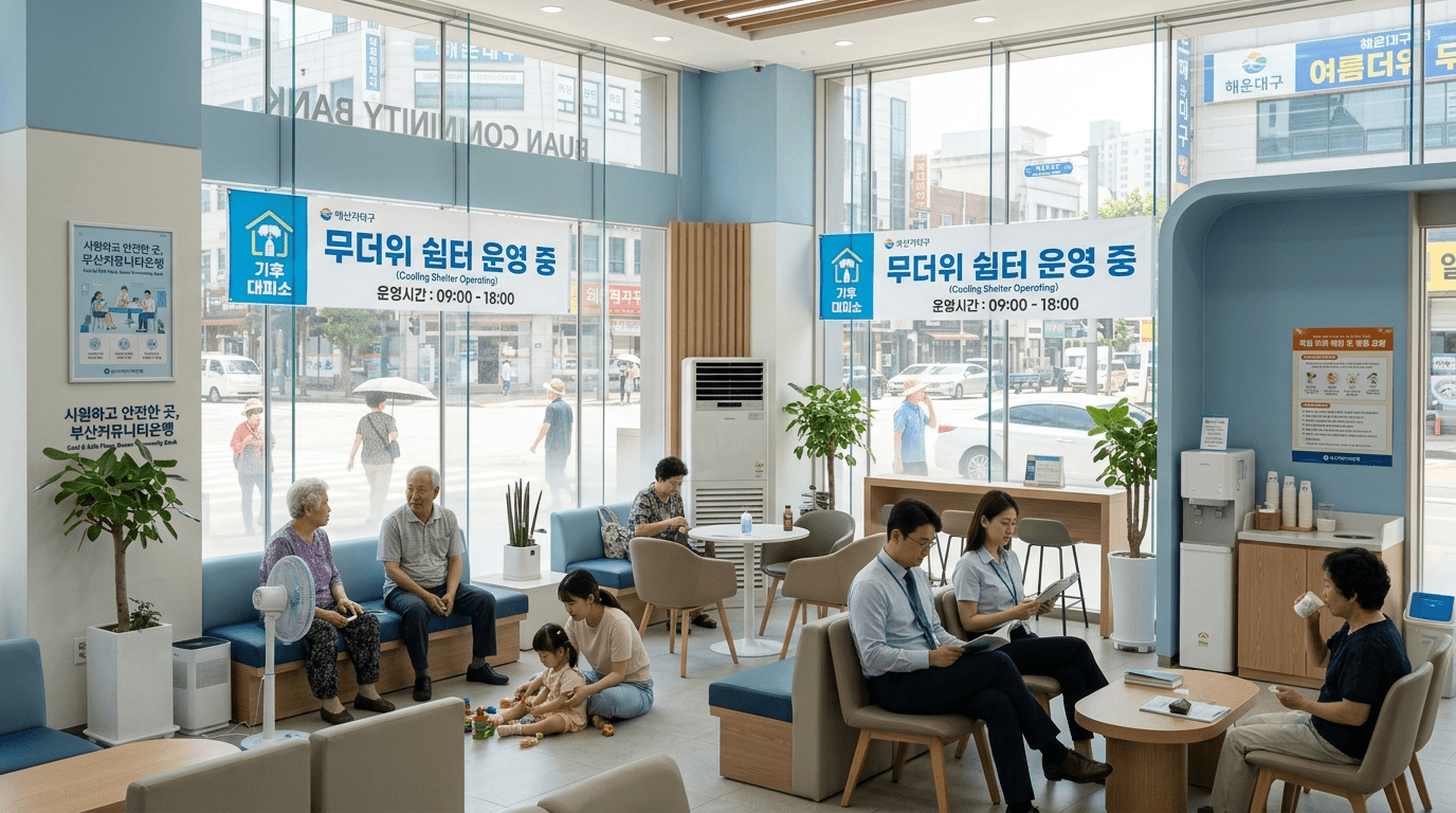 BNK부산은행, 부산시와 '우리동네 기후쉼터' 운영 협약