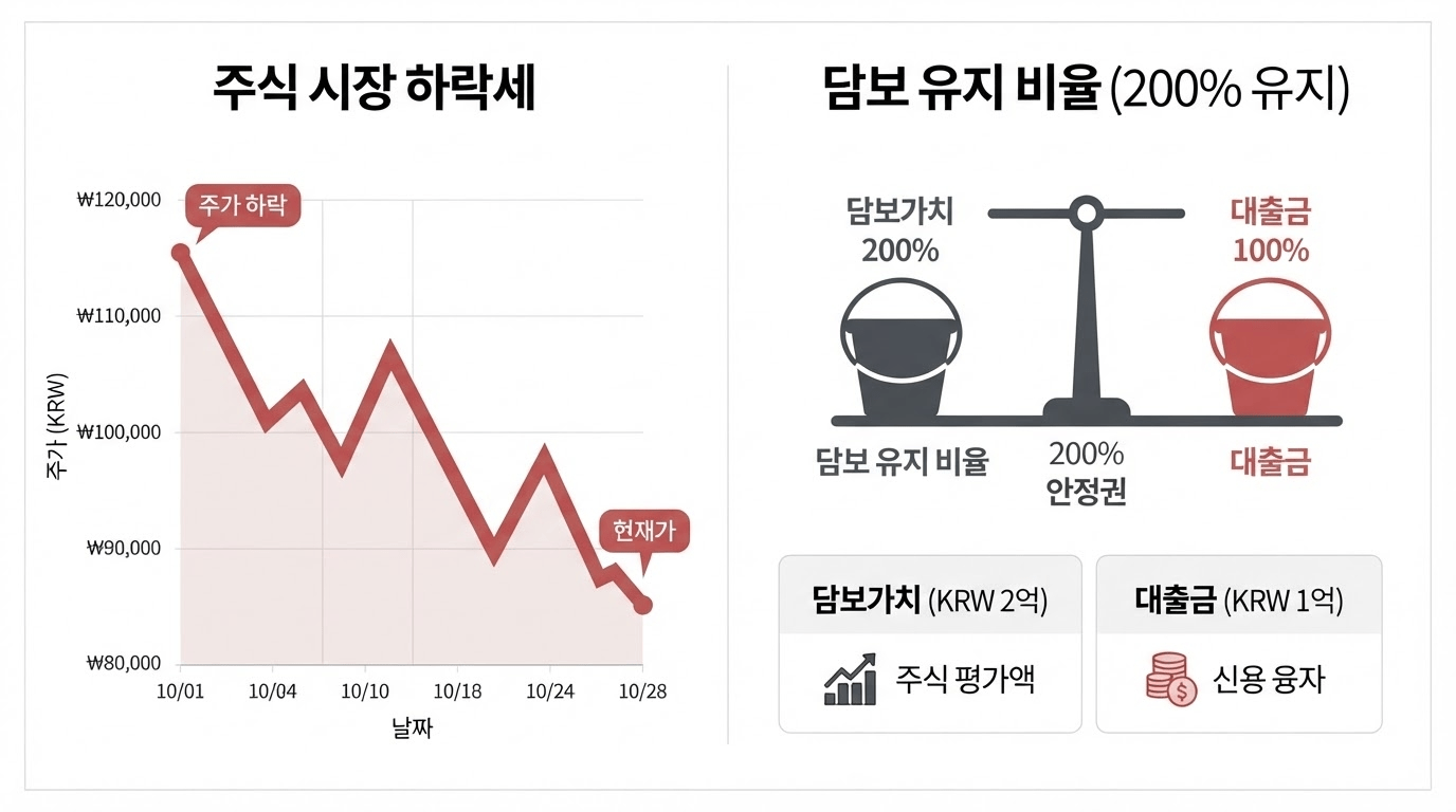 성호전자 급락 배경, 반대매매설과 담보구조의 차이 분석