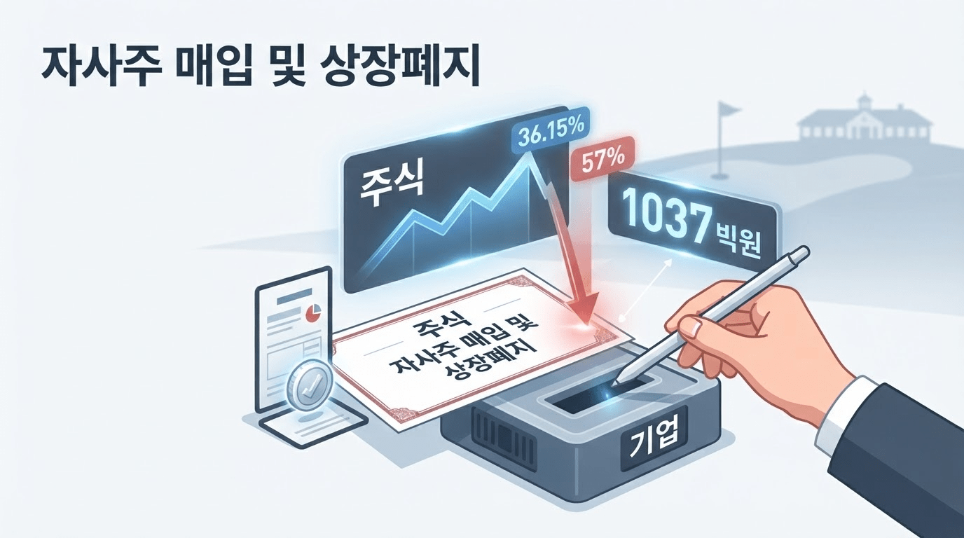 자진상폐 움직임…골프존홀딩스, 1037억 원 잔여 지분 공개 매수 본격 착수