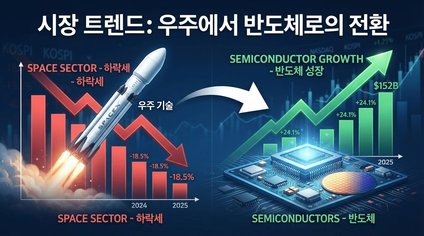 서학개미, 스페이스X 성과 실망에 반도체주 행진 시작